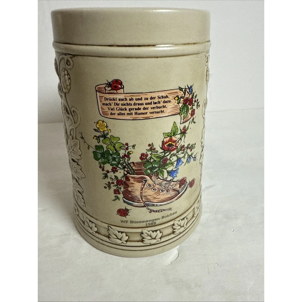 Wiebelsheim German Mug Stein IVV Wandertag‎ Rangau. 1989 WG